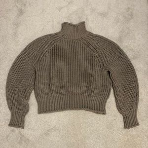 Gray turtleneck H&M sweater